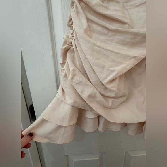 Cream Ruffle LuLu’s Dress - Picture 4 of 6